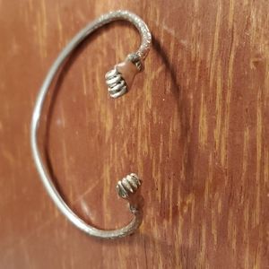 Old Sterling Silver Caribbean Bracelet Cuff Bracelet Unisex